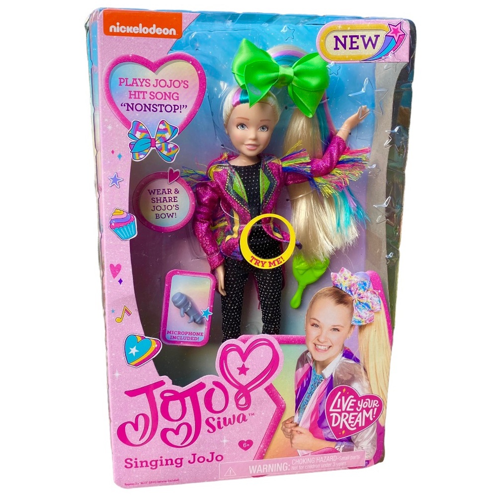 JoJo Siwa 10 Inch Doll Singing Hit Song “Non-Stop”.